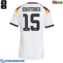 Fotballdrakt Dame Tyskland Nico Schlotterbeck #15 Hjemmedrakt VM 2026 Kortermet